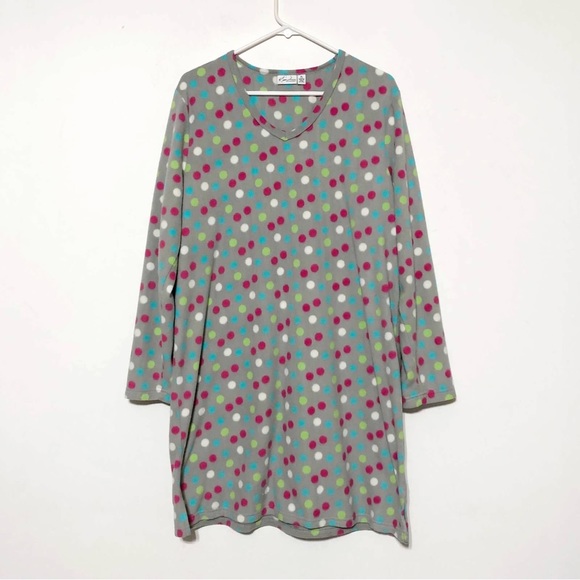 Kim Rogers Fleece Nightgown - Picture 3 of 8